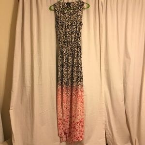 H&M Leopard Print Maxi Dress